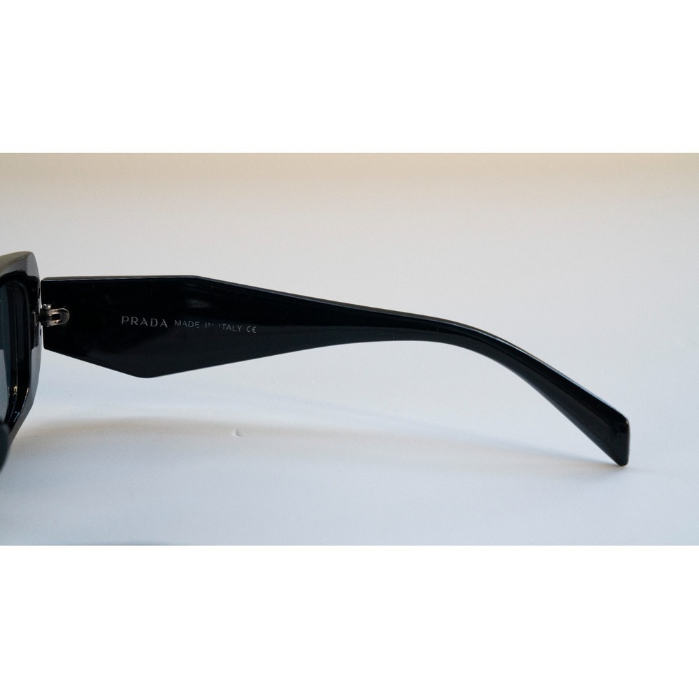 Prada 8251 Sunglasses Black Rectangular Full Rim Plastic Frames 52-18-141 - Picture 11 of 12